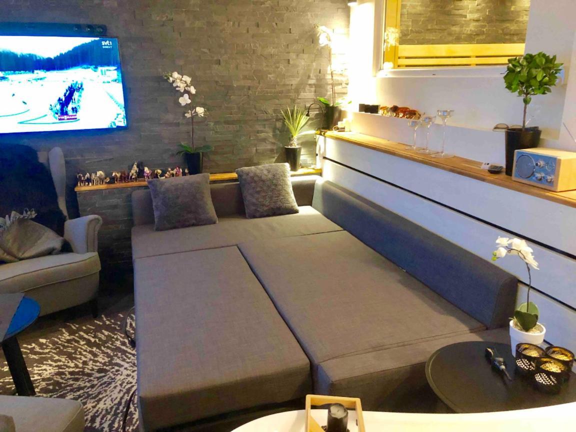 Lovely Studio Apartment Seaview & Private Sauna Лерум Экстерьер фото